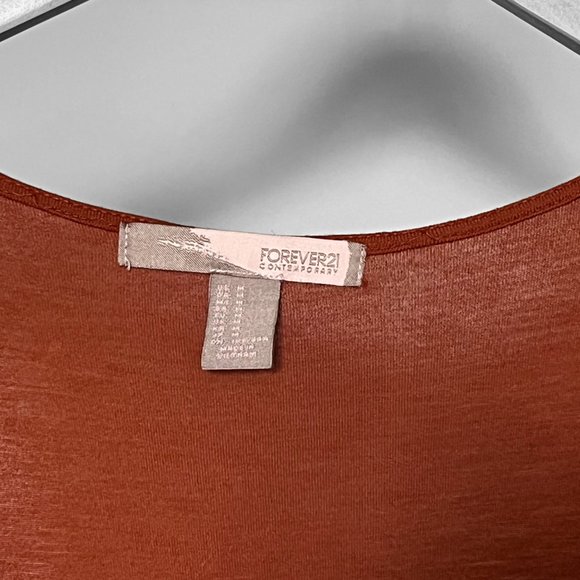 Boho Burnt Orange Colored Maxi Dress (Medium) - Picture 3 of 3